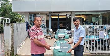 Lost in the thrill of the ride.