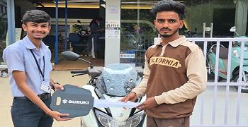 Scooting into new adventures.