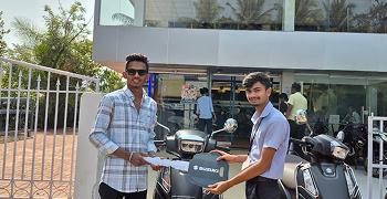 Living life in the fast lane with my new ride.